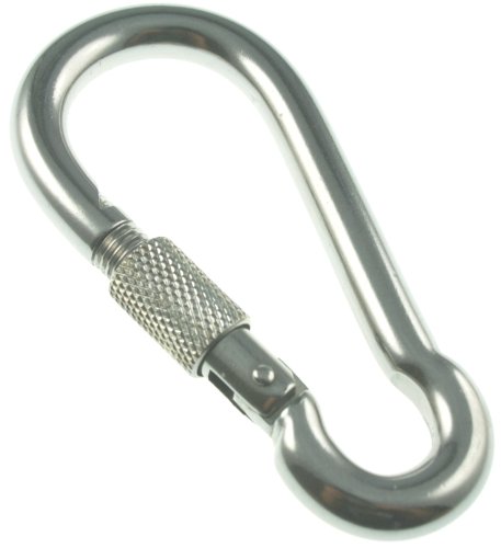 ARBO-INOX Verschraubbarer Karabinerhaken 80mm Ø 8mm ARBO-INOX Verschraubbarer Karabinerhaken 80mm Ø 8mm von ARBO-INOX