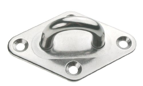 ARBO-INOX Augplatte Decksplatte Deckbeschlag Edelstahl 65 x 40 mm von ARBO-INOX