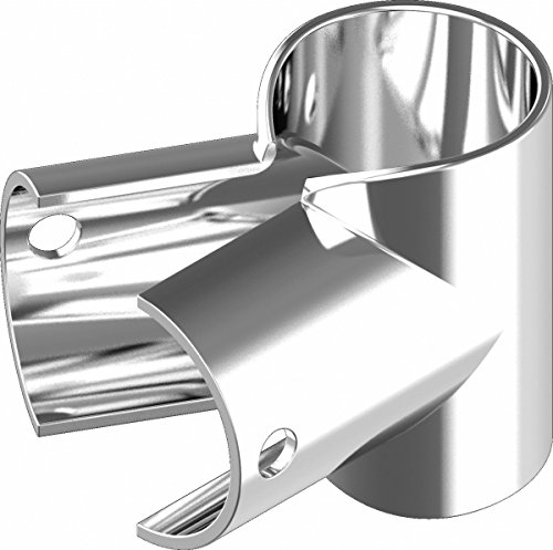 ARBO-INOX Schelle Rohrschelle T-Verbindung 90° gestanzt Edelstahl A4 22mm von ARBO-INOX