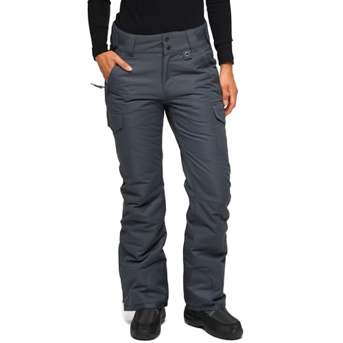 Arctix Isolierte Cargohose für Damen, Schneesport-Hose, Stahl, M x 31L von ARCTIX