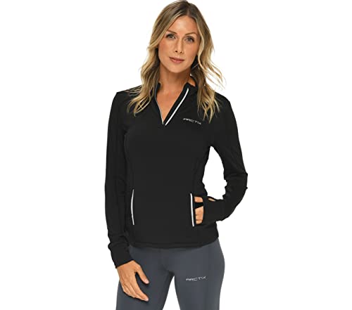 ARCTIX Damen Dynamisches Baselayer-Oberteil mit 1/4-Reißverschluss Tops, schwarz, Small ARCTIX Damen Dynamisches Baselayer-Oberteil mit 1/4-Reißverschluss Tops, schwarz, Small von ARCTIX