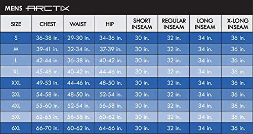 ARCTIX Herren Essential Insulated Bib Overalls II Latzhose, Blaue Nacht, 4X-Large (52-54W 30L) von ARCTIX