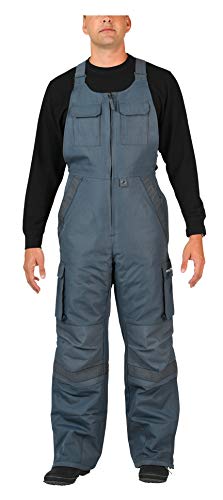 Arctix Herren Men's Tundra Ballistic Bib Overall w/Added Visibility Schneehose, Stahl, Größe S Arctix Herren Men's Tundra Ballistic Bib Overall w/Added Visibility Schneehose, Stahl, Größe S von ARCTIX