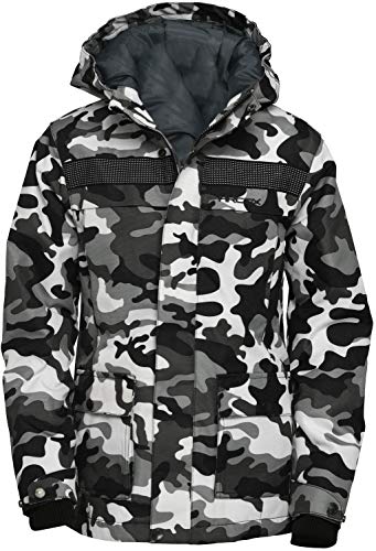 Arctix Performance Tundra Herren-Jacke mit zusätzlicher Sichtbarkeit, A6 Camo Schwarz, Größe L von ARCTIX