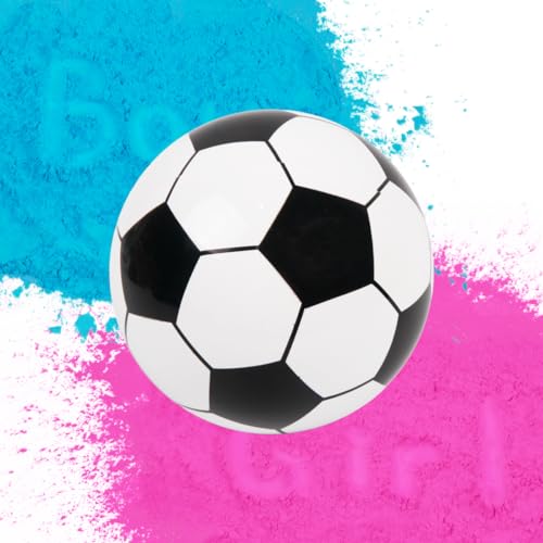 ARELUX Gender Reveal Fußball mit rosafarbenem und blauem Puder, Set mit explodierendem Ball, für Jungen und Mädchen, tolle Idee für Baby, Geschlechtsoffenbarung, Ankündigung, Party-Dekoration von ARELUX