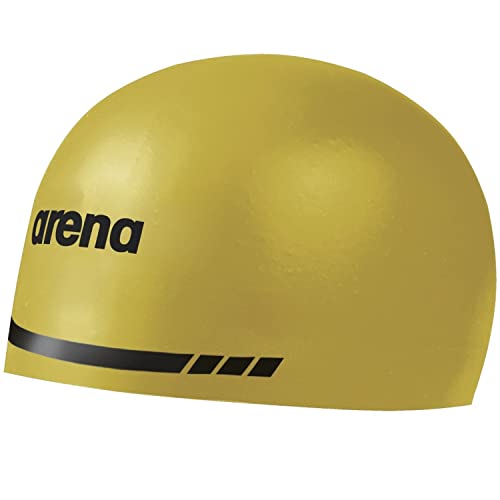 Arena Unisex-Erwachsene 3D Soft USA Racing Badekappe, gelb, Large von ARENA