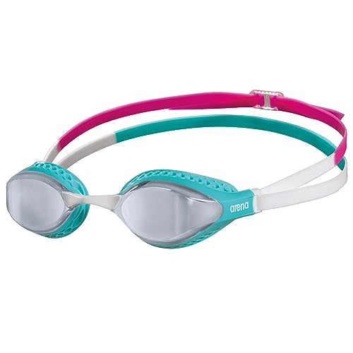 arena Airspeed Mirror Anti Beschlag Unisex Wettkampf Schwimmbrille für Erwachsene, Schwimmbrille mit Breiten Gläsern, UV-Schutz, 3 Austauschbaren Nasenstegen, Air-Seals Dichtungen arena Airspeed Mirror Anti Beschlag Unisex Wettkampf Schwimmbrille für Erwachsene, Schwimmbrille mit Breiten Gläsern, UV-Schutz, 3 Austauschbaren Nasenstegen, Air-Seals Dichtungen von ARENA