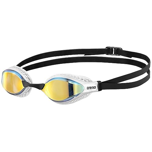arena Airspeed Mirror Anti Beschlag Unisex Wettkampf Schwimmbrille für Erwachsene, Schwimmbrille mit Breiten Gläsern, UV-Schutz, 3 Austauschbaren Nasenstegen, Air-Seals Dichtungen arena Airspeed Mirror Anti Beschlag Unisex Wettkampf Schwimmbrille für Erwachsene, Schwimmbrille mit Breiten Gläsern, UV-Schutz, 3 Austauschbaren Nasenstegen, Air-Seals Dichtungen von ARENA