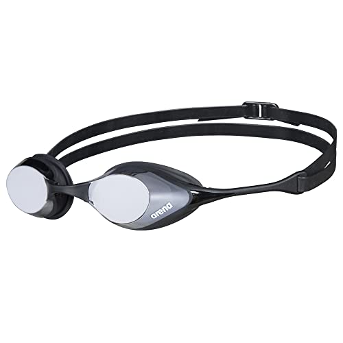 arena Cobra Original Swipe Mirror Unisex-Wettkampfbrille für Erwachsene, Schwimmbrille mit Verspiegelten Gläsern, Anti-Beschlag, UV-Schutz, 4 Austauschbare Nasenstege arena Cobra Original Swipe Mirror Unisex-Wettkampfbrille für Erwachsene, Schwimmbrille mit Verspiegelten Gläsern, Anti-Beschlag, UV-Schutz, 4 Austauschbare Nasenstege von ARENA