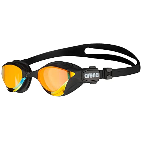 arena Cobra Tri Swipe Mirror Unisex Triathlonbrille für Erwachsene, Schwimmbrille mit Verspiegelten Gläsern, Anti-Beschlag, UV-Schutz, 3 Austauschbare Nasenstege, Yellow-Copper arena Cobra Tri Swipe Mirror Unisex Triathlonbrille für Erwachsene, Schwimmbrille mit Verspiegelten Gläsern, Anti-Beschlag, UV-Schutz, 3 Austauschbare Nasenstege, Yellow-Copper von ARENA