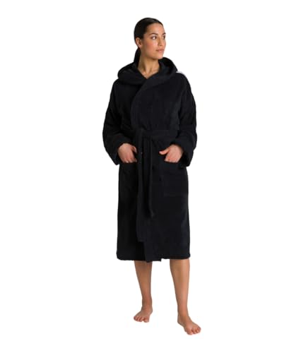 arena Soft Robe Core, Bademantel aus Baumwolle für Damen und Herren, Unisex-Bademantel aus Frottee mit Kapuze und Taschen, Angenehm und Leicht arena Soft Robe Core, Bademantel aus Baumwolle für Damen und Herren, Unisex-Bademantel aus Frottee mit Kapuze und Taschen, Angenehm und Leicht von ARENA