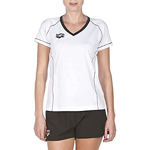 Arena Damen T-Shirt Standard Team Line Short Sleeve Weiß M von ARENA
