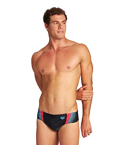 Arena Threefold R Herren Badeslip, schnell trocknend, chlor- und salzresistentes MaxFit Eco-Gewebe mit UPF 50+ UV-Schutz, Herren Badehose mit gefütterter Vorderseite von ARENA