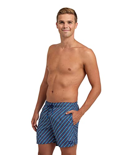 ARENA Herren Beach Boxer Allover Swim Trunks, Navy-diagonal Pattern Multi, XXL EU ARENA Herren Beach Boxer Allover Swim Trunks, Navy-diagonal Pattern Multi, XXL EU von ARENA
