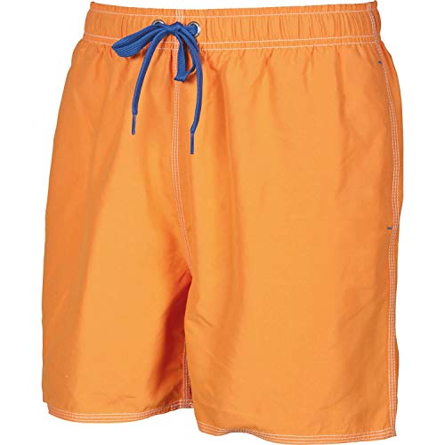 ARENA Herren Badehose Boxer Fundamentals Solid Badeshort, Tangerine-Royal, L von ARENA