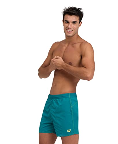 arena Bywayx R Herren-Badeshorts für Meer, Pool & Schwimmbad, Badehose aus Komfortablem, Schnell Trocknendem Recycling-Material, Badehose mit Mesh-Innenfutter und Seitentaschen von ARENA