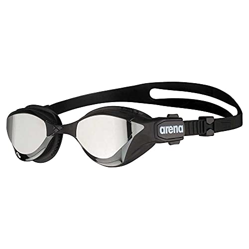 arena Cobra Tri Swipe Mirror Unisex Triathlonbrille für Erwachsene, Schwimmbrille mit Verspiegelten Gläsern, Anti-Beschlag, UV-Schutz, 3 Austauschbare Nasenstege von ARENA