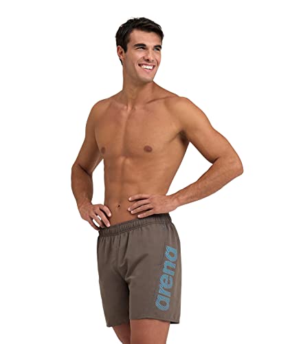 Arena Fundamentals Logo Boxer R Herren Strand- und Pool-Boxershorts, Herren Badeshorts aus weichem, recyceltem und schnell trocknendem Material, Strand-Boxershorts mit Netz-Innenslip Arena Fundamentals Logo Boxer R Herren Strand- und Pool-Boxershorts, Herren Badeshorts aus weichem, recyceltem und schnell trocknendem Material, Strand-Boxershorts mit Netz-Innenslip von ARENA