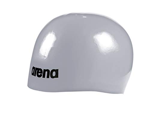 Arena Uni – Erwachsene Molded Pro II USA Swim Cap Badekappe, Silber, Einheitsgröße Arena Uni – Erwachsene Molded Pro II USA Swim Cap Badekappe, Silber, Einheitsgröße von ARENA