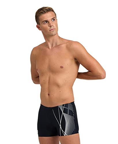ARENA Herren Men's Arena Branch Short Swim Trunks, Schwarz, 46 EU ARENA Herren Men's Arena Branch Short Swim Trunks, Schwarz, 46 EU von ARENA