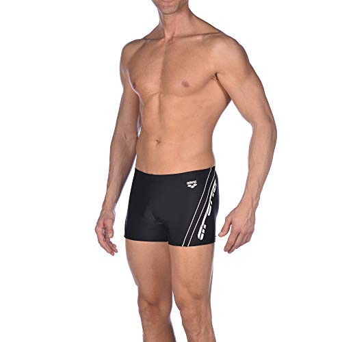 Arena Herren Sport Badehose Bystar, Black-White-White, 6 von ARENA