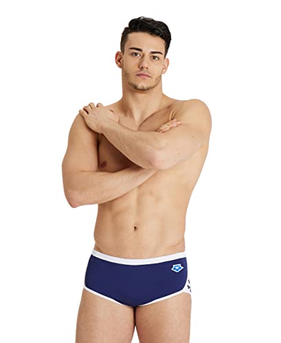 ARENA Herren Heren Arena Icons Swim Low Waist Solid Badehosen Shorts, Navy-white, 52 EU von ARENA