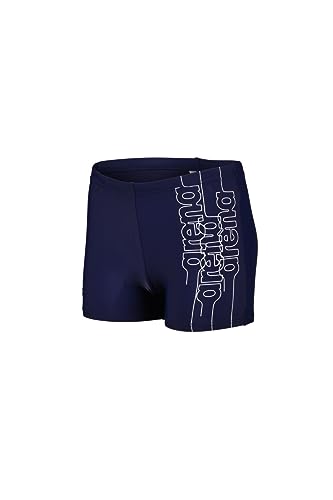 ARENA Jungen Boy's Short Graphic Swim Trunks, Navy-white, 152 EU von ARENA