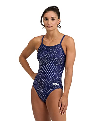 Arena Kikko Badeanzug Navy/Navy Multi 36 Arena Kikko Badeanzug Navy/Navy Multi 36 von ARENA