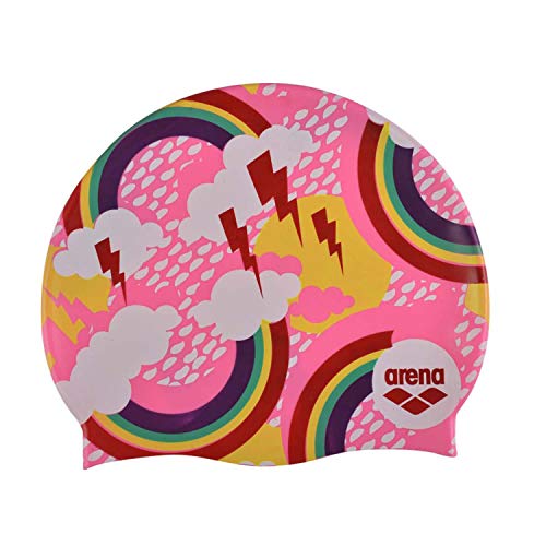 ARENA Kinder Badekappe Print Jr 94171 Rainbows Pink One Size ARENA Kinder Badekappe Print Jr 94171 Rainbows Pink One Size von ARENA