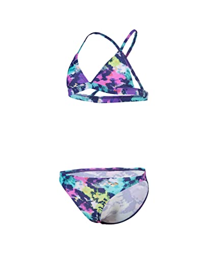 ARENA Mädchen Girls' Arena Tie And Dye Triangle Bikini, Navy, 116 EU ARENA Mädchen Girls' Arena Tie And Dye Triangle Bikini, Navy, 116 EU von ARENA