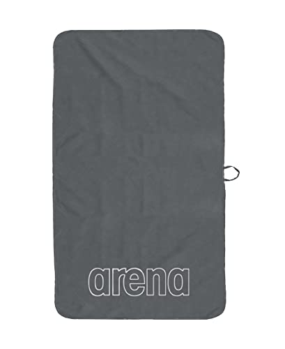 Arena Mikrofaser Smart Plus Pool Handtuch, Grey-White von ARENA