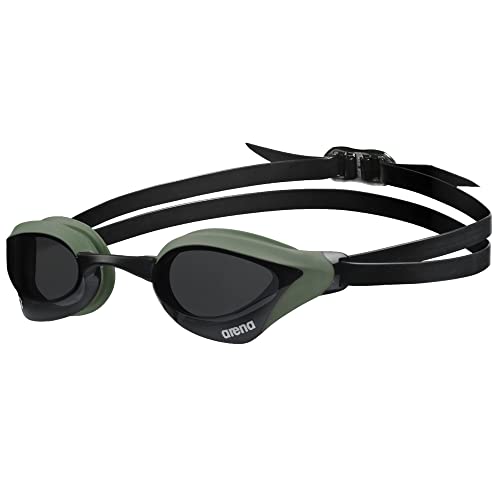 arena Cobra Core Swipe Unisex-Wettkampfbrille für Erwachsene, Schwimmbrille mit Gebogenen Gläsern, Anti-Beschlag, UV-Schutz, 5 Austauschbare Nasenstege, Smoke-Army-Black arena Cobra Core Swipe Unisex-Wettkampfbrille für Erwachsene, Schwimmbrille mit Gebogenen Gläsern, Anti-Beschlag, UV-Schutz, 5 Austauschbare Nasenstege, Smoke-Army-Black von ARENA