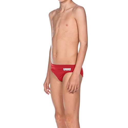 arena Solid Junior Jungen Badehose, Chlorbeständige Jammer Badehose für Wettkämpfe aus MaxLife Material mit UV-Schutz Faktor 50+ von ARENA