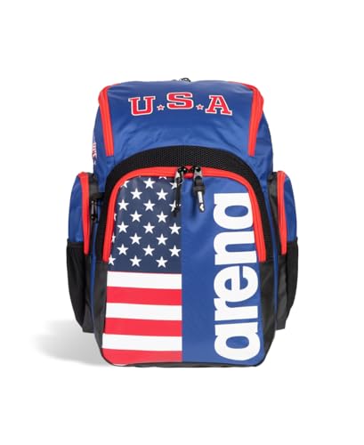ARENA Spiky III Rucksack 35 Unisex Reise Sport Gym Rucksack für Damen und Herren Trainingsausrüstung Tasche für Schwimmer, 35 Liter, US-Team ARENA Spiky III Rucksack 35 Unisex Reise Sport Gym Rucksack für Damen und Herren Trainingsausrüstung Tasche für Schwimmer, 35 Liter, US-Team von ARENA