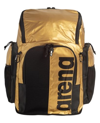 ARENA Spiky III Rucksack 45, Schwimmen, Athlet, Sport, Fitnessstudio, große Trainingsausrüstung, Schwimmtasche für Damen und Herren, 45 Liter, Limitierte Auflage, Gold ARENA Spiky III Rucksack 45, Schwimmen, Athlet, Sport, Fitnessstudio, große Trainingsausrüstung, Schwimmtasche für Damen und Herren, 45 Liter, Limitierte Auflage, Gold von ARENA