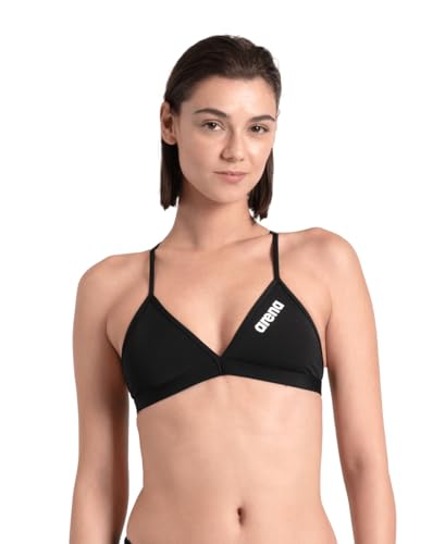 ARENA Damen Women's Team Swim Top Tie Back Solid Shirt, Black-white, 38 EU ARENA Damen Women's Team Swim Top Tie Back Solid Shirt, Black-white, 38 EU von ARENA