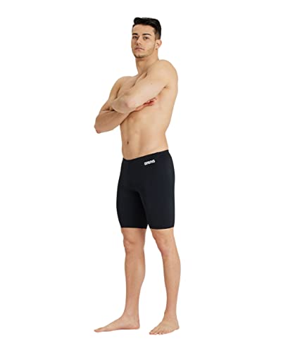 ARENA Herren Mens Team Swim Solid Badehosen Jammer, Black-white, 5 EU ARENA Herren Mens Team Swim Solid Badehosen Jammer, Black-white, 5 EU von ARENA