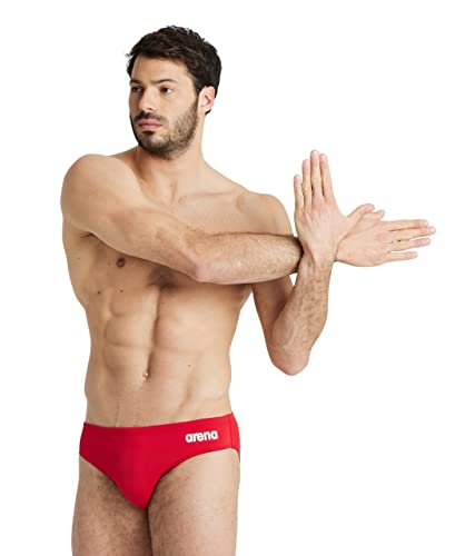 arena Herren Mens Team Swim Briefs Solid Badehosen Slip, Red-White, 6 EU arena Herren Mens Team Swim Briefs Solid Badehosen Slip, Red-White, 6 EU von ARENA