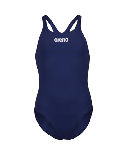 ARENA Mädchen Girl's Team Swimsuit Swim Pro Solid Badeanzüge, Navy-white, 140 EU ARENA Mädchen Girl's Team Swimsuit Swim Pro Solid Badeanzüge, Navy-white, 140 EU von ARENA
