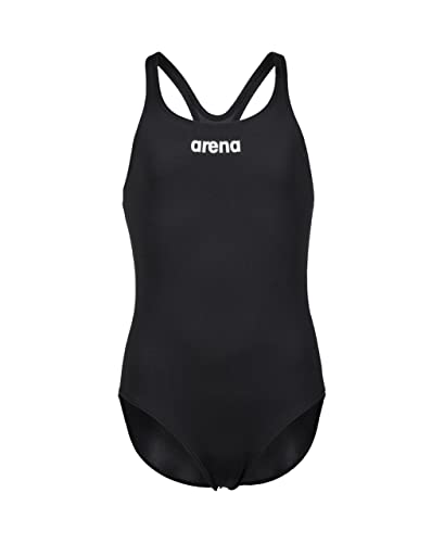 ARENA Mädchen Girl's Team Swimsuit Swim Pro Solid Badeanzüge, Black-white, 152 EU ARENA Mädchen Girl's Team Swimsuit Swim Pro Solid Badeanzüge, Black-white, 152 EU von ARENA