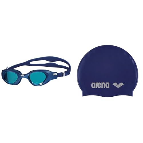 ARENA The One Anti-Fog Schwimmbrille Unisex für Erwachsene & Classic Unisex Silikon-Badekappe, Schwimmkappe ARENA The One Anti-Fog Schwimmbrille Unisex für Erwachsene & Classic Unisex Silikon-Badekappe, Schwimmkappe von ARENA