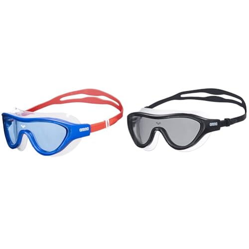 ARENA The One Mask Junior Antibeschlag-Schwimmbrille, selbsteinstellender Nasensteg, 6–12 Jahre & The One Mask Anti-Fog Schwimmmaske für Erwachsene ARENA The One Mask Junior Antibeschlag-Schwimmbrille, selbsteinstellender Nasensteg, 6–12 Jahre & The One Mask Anti-Fog Schwimmmaske für Erwachsene von ARENA