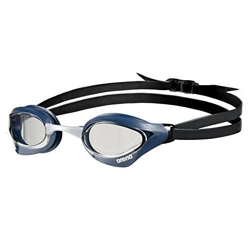 arena Cobra Core Swipe Unisex-Wettkampfbrille für Erwachsene, Schwimmbrille mit Gebogenen Gläsern, Anti-Beschlag, UV-Schutz, 5 Austauschbare Nasenstege, Clear-Shark-Grey arena Cobra Core Swipe Unisex-Wettkampfbrille für Erwachsene, Schwimmbrille mit Gebogenen Gläsern, Anti-Beschlag, UV-Schutz, 5 Austauschbare Nasenstege, Clear-Shark-Grey von ARENA