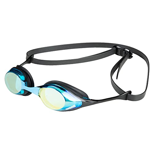 arena Cobra Original Swipe Mirror Unisex-Wettkampfbrille für Erwachsene, Schwimmbrille mit Verspiegelten Gläsern, Anti-Beschlag, UV-Schutz, 4 Austauschbare Nasenstege, AQUA-BLACK arena Cobra Original Swipe Mirror Unisex-Wettkampfbrille für Erwachsene, Schwimmbrille mit Verspiegelten Gläsern, Anti-Beschlag, UV-Schutz, 4 Austauschbare Nasenstege, AQUA-BLACK von ARENA