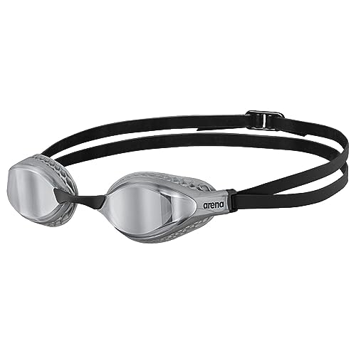 arena Airspeed Mirror Anti Beschlag Unisex Wettkampf Schwimmbrille für Erwachsene, Schwimmbrille mit Breiten Gläsern, UV-Schutz, 3 Austauschbaren Nasenstegen, Air-Seals Dichtungen arena Airspeed Mirror Anti Beschlag Unisex Wettkampf Schwimmbrille für Erwachsene, Schwimmbrille mit Breiten Gläsern, UV-Schutz, 3 Austauschbaren Nasenstegen, Air-Seals Dichtungen von ARENA