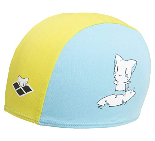 Arena Unisex – Baby Kinder Badekappe Friends Polyester, blau, NS Arena Unisex – Baby Kinder Badekappe Friends Polyester, blau, NS von ARENA