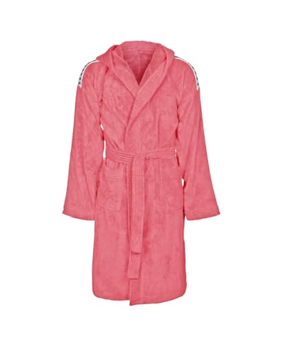 arena Soft Robe Core, Bademantel aus Baumwolle für Damen und Herren, Unisex-Bademantel aus Frottee mit Kapuze und Taschen, Angenehm und Leicht von ARENA