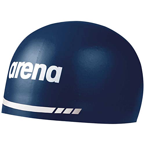 Arena Unisex – Erwachsene 3D Soft Badekappen, Navy, M Arena Unisex – Erwachsene 3D Soft Badekappen, Navy, M von ARENA