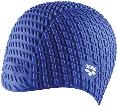 ARENA Unisex – Erwachsene Badekappe Bonnet Silicone, Blue, one Size von ARENA