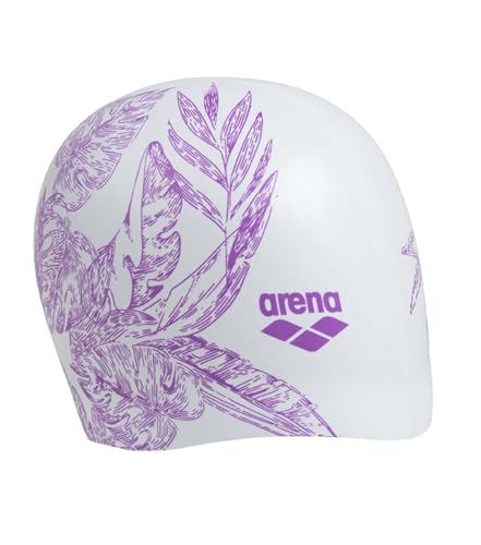 ARENA Herren Arena Sirene Silicone Long Hair Swim Cap for Women Badekappe, Cecilia White, Einheitsgröße EU ARENA Herren Arena Sirene Silicone Long Hair Swim Cap for Women Badekappe, Cecilia White, Einheitsgröße EU von ARENA